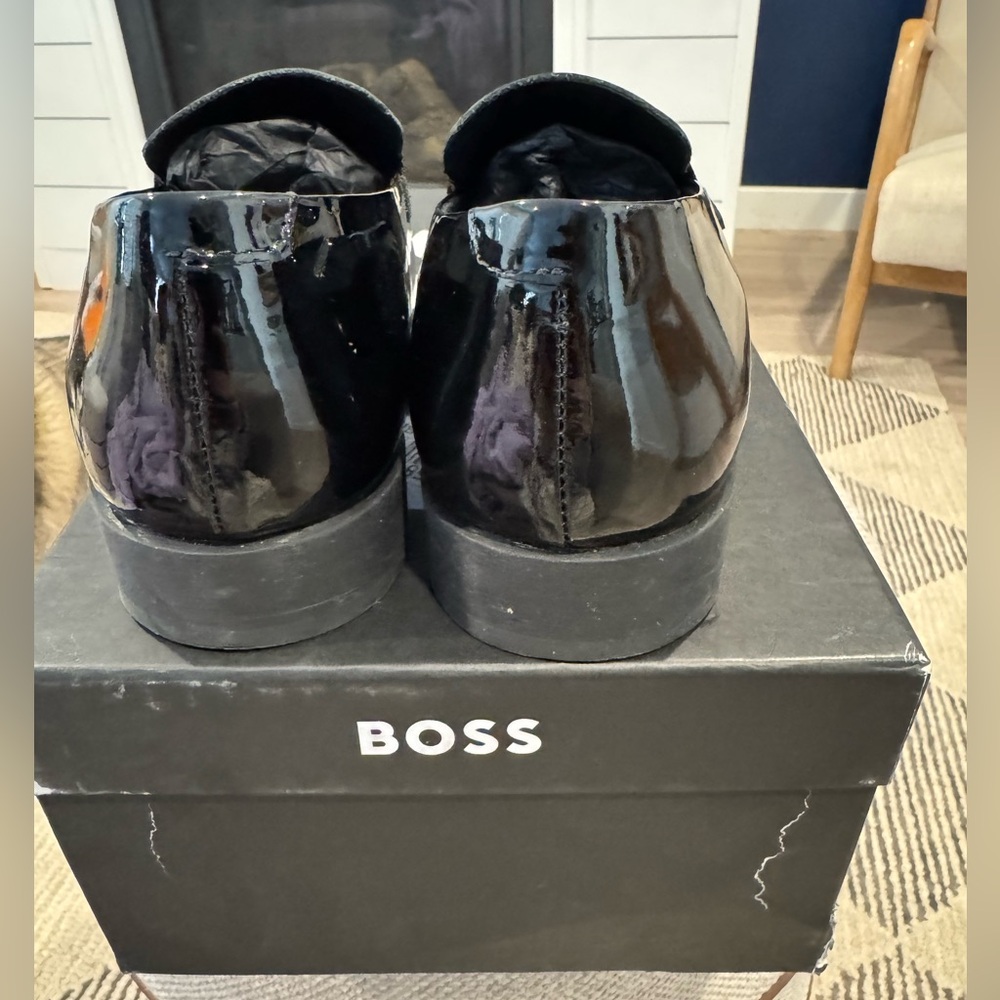 HUGO BOSS EASTSIDE LEATHER LOAFER Men’s 9.5 New - Picture 5 of 9
